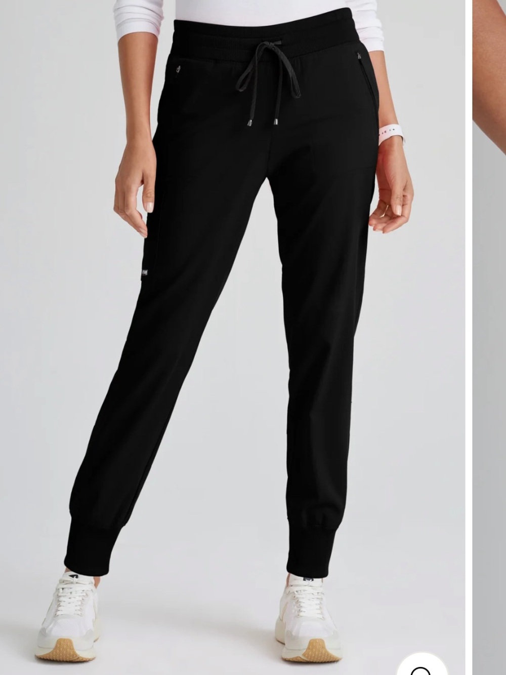 Grey's Anatomy Black Stretch Jogger Pant